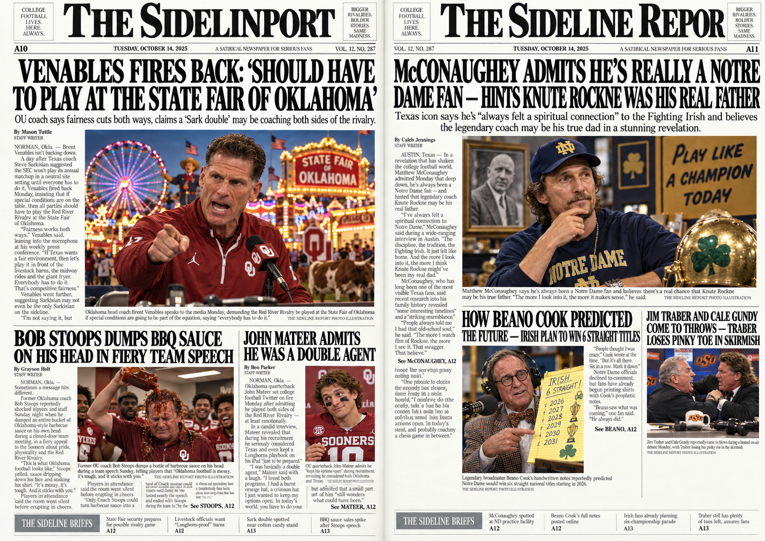 Venables fires back: “Should have to play at the State Fair of Oklahoma”
