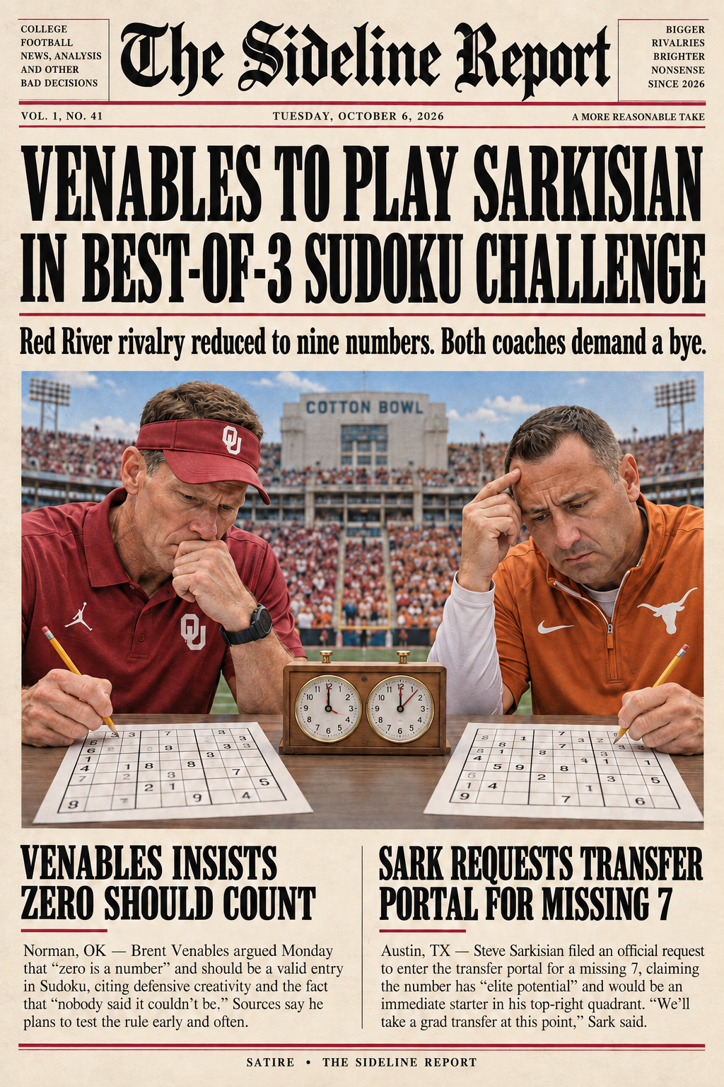 The Red River Edition — original newspaper cover